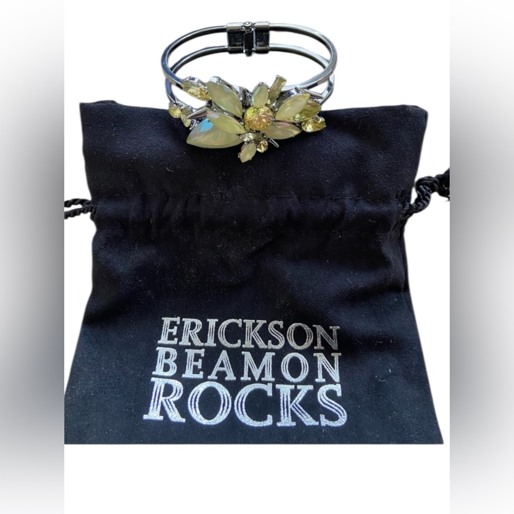 Erickson Beamon Statement Cuff Bracelet Featuring… - image 3